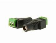 FICHA CONVERSORA POWER DC HEMBRA 2.1MM A RJ45 CABLE.