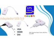 Adaptador usb 3.0 a hdmi vga dvi