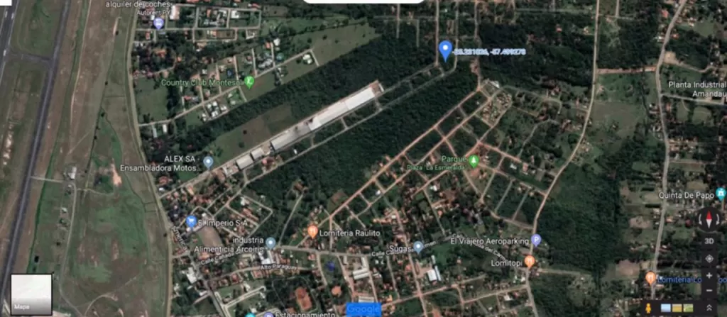 Vendo amplio terreno 1.635m2 en Zarate Isla Luque — foto 2