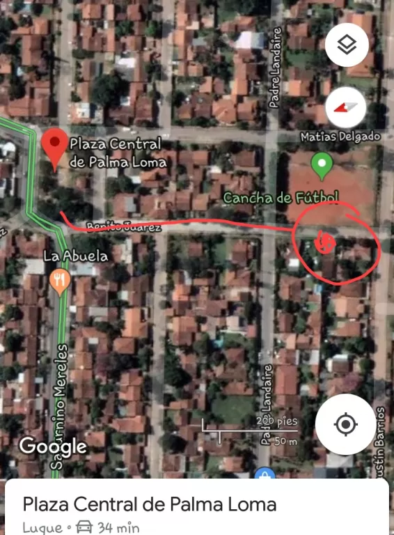 Vendo terreno en Palma Loma Luque a una cuadra de la plaza central!!! — foto 2