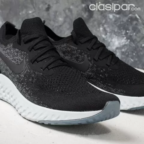 epic react flyknit black grey