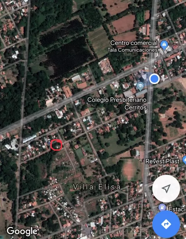 VENDO HERMOSO TERRENO CON SALIDA A TRES CALLES EN ZONA ALTA - VILLA ELISA CENTRO — foto 2