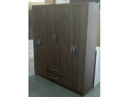 OFERTA UNICA !!! ROPERO DE 6 PUERTAS MARRON !! NUEVOS CON GARANTÍA !! DELIVERY SIN COSTO !