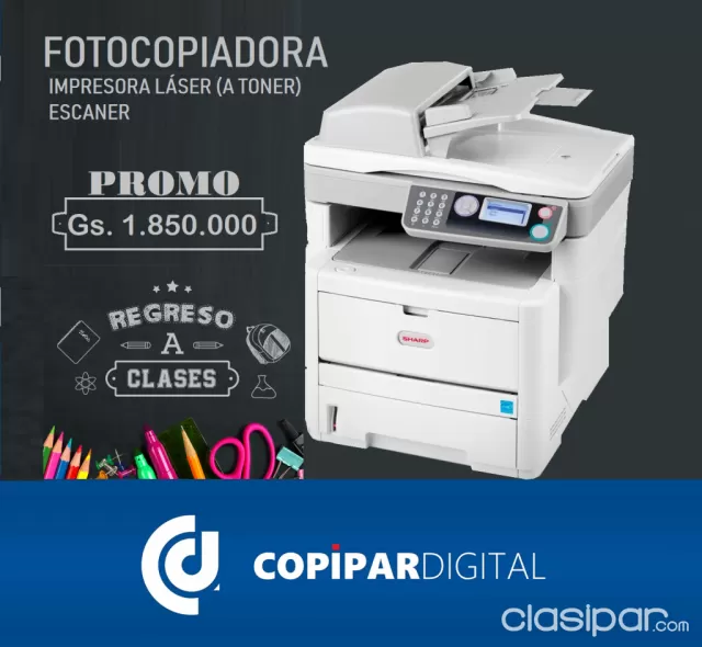 Copipar Digital - Fotocopiadoras - Fotocopiadora Impresora Escaner