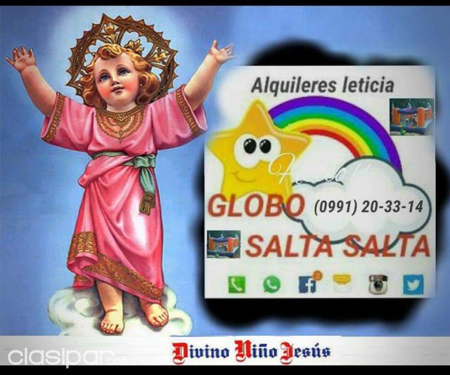 GLOBO LOCO LAMBARE EL ORIGINAL PARA EL DÍA DEL DIVINO NIÑO LLÁMANOS Y