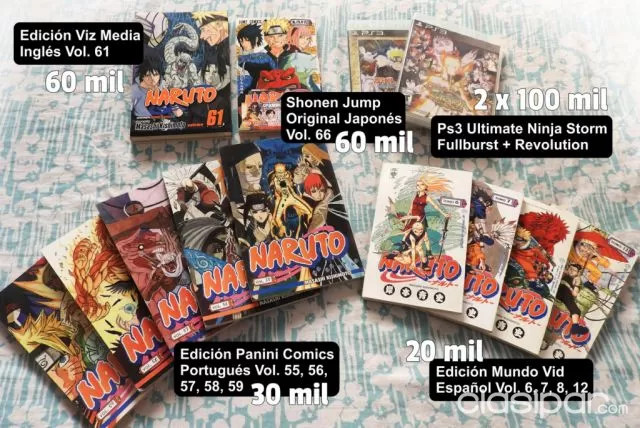 Coleccion Manga Anime Bleach Naruto One Piece Death Note Clasipar Com En Paraguay