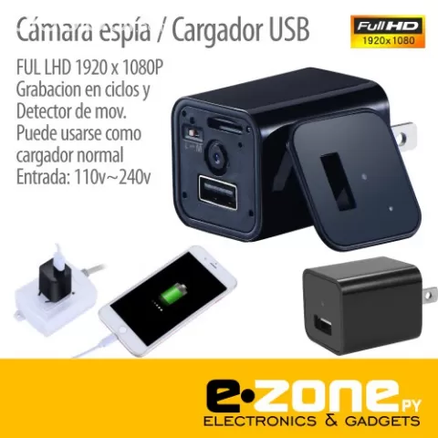 cámara espía y cargador USB #1278137 | Clasipar.com en Paraguay