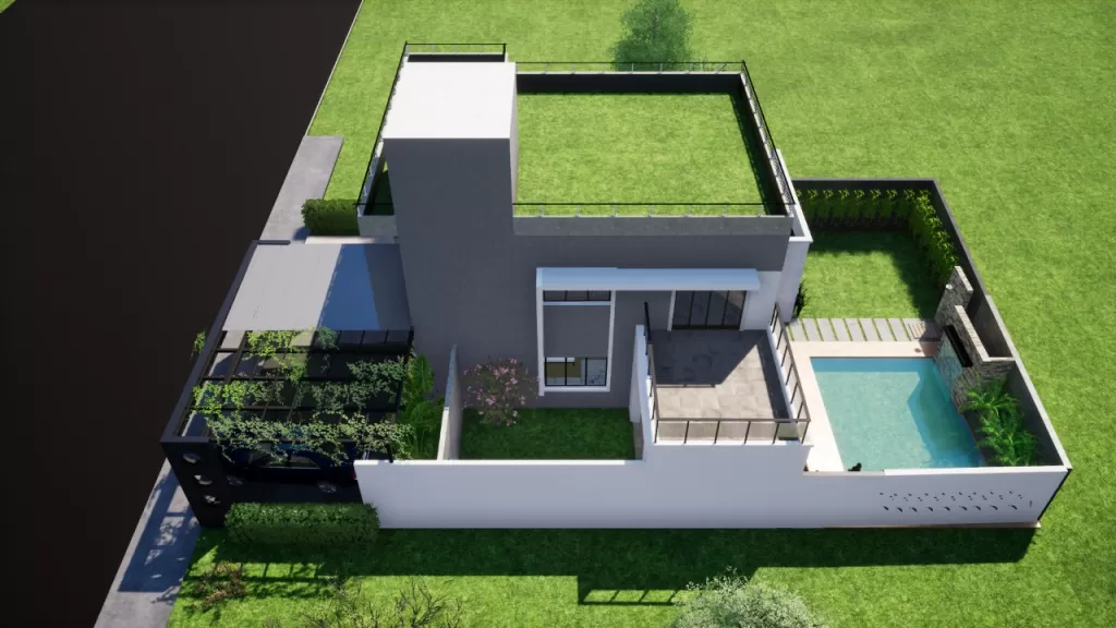 VIVIENDA MODELO PARA CONSTRUCCIÓN EN BARRIO CERRADO ARAPOTY — foto 2