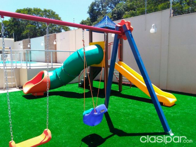Hamaca y tobogan para niños deals