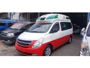 AMBULANCIA GRAND STAREX 2009 CAJA AUTOMÁTICA MOTOR 2.500 CC TURBO DIESEL INTERCOOLER
