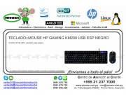 TECLADO+MOUSE HP GAMING KM200 USB ESP NEGRO