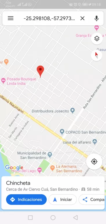 VENDO TERRENO EN SAN BERNARDINO DE 1.800m2 EN ZONA COPACO — foto 3