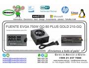 FUENTE EVGA 750W GQ 80 PLUS GOLD 210-GQ