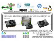 VGA EVGA GTX1050 SC 2GB DDR5 1417 DVI/HDMI/DP/128