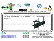 SOPORTE P/TV KLIP KPM-885 26 A 55 50KG GIRA.