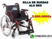 SILLA DE RUEDAS EN ALUMINIO TOTALMENTE DESMONTABLE