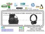 FONE+MIC KLIP KHS-670BK HEADPH BT/NEGRO
