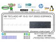 NB TECLADO HP 15-G 15-F 250G3 ESPAÑOL
