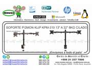 SOPORTE P/2MON KLIP KPM-300 13 A 32 8KG C/LADO