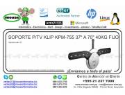 SOPORTE P/TV KLIP KPM-755 37 A 70 40KG FIJO