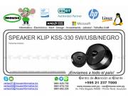 SPEAKER KLIP KSS-330 5W/USB/NEGRO
