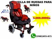 SILLA DE RUEDAS POSTURALES PARA NIÑOS