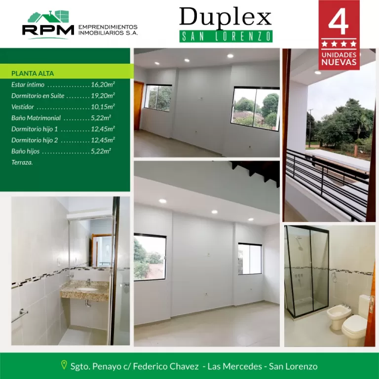 VENDO DUPLEX EN SAN LORENZO — foto 2
