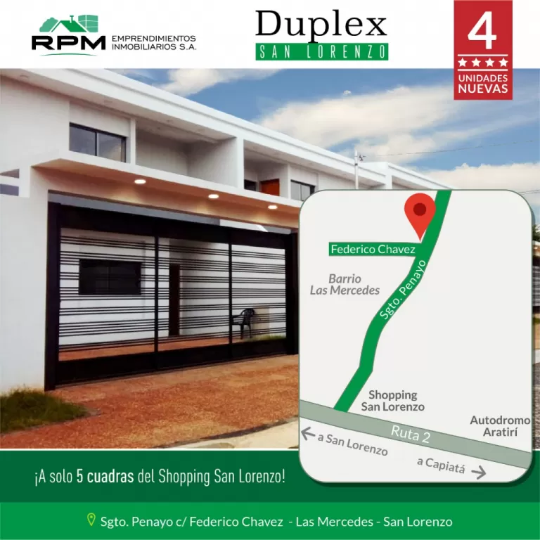 VENDO DUPLEX EN SAN LORENZO — foto 3