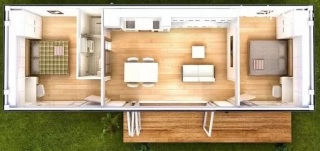 Casas hechas de contenedores marítimos — foto 2