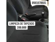 LIMPIEZA INTEGRAL DE TAPIZADO DEL AUTOMÓVIL