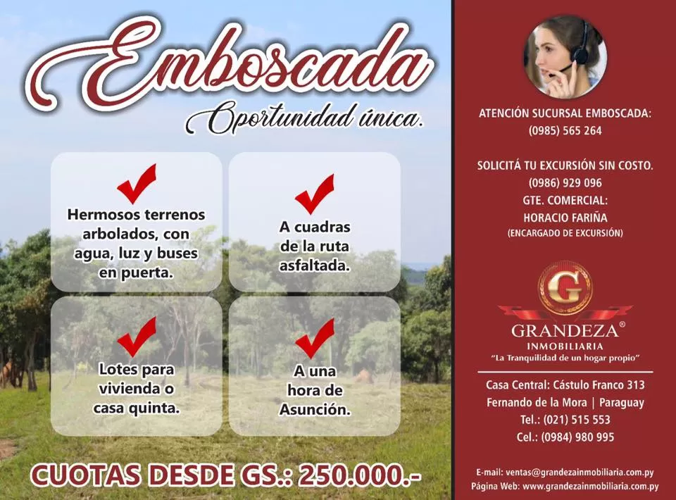LOTES EN EL CENTRO DE EMBOSCADA — foto 2