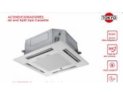 AIRE TOKYO CASSETE DE 24000 BTU frio/calor !!NUEVOS CON GARANTÍA ! DELIVERY SIN COSTO !!