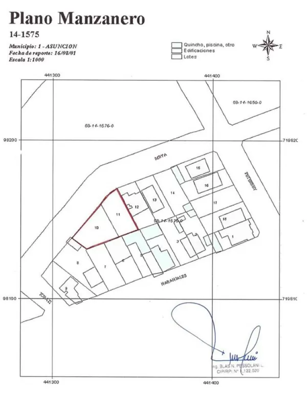Asunción, Barrio San Pablo, vendo terreno 773 m2 de superficie. — foto 2