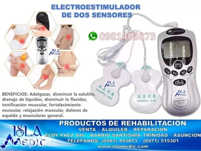 Prolife Suministros para la Salud Medicina Paraguay -  𝗘𝗹𝗲𝗰𝘁𝗿𝗼𝗲𝘀𝘁𝗶𝗺𝘂𝗹𝗮𝗱𝗼𝗿 𝗱𝗲 𝗚𝗹ú𝘁𝗲𝗼𝘀, 𝗹𝗲𝘃𝗮𝗻𝘁𝗮 𝘆  𝘁𝗼𝗻