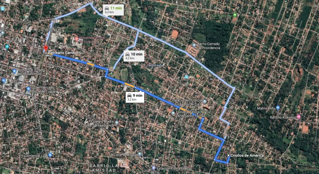 Vendo terreno en Luque Zona Palacio de justicia 12x30m, 360m2. — foto 2