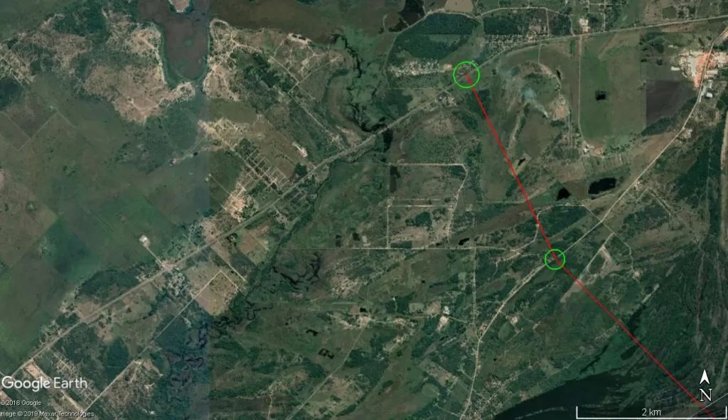 Casi 12 has sobre Ruta Internacional cerca de la futura rotonda del puente. — foto 2