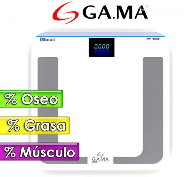 Balanza Digital Inteligente con medidor de Grasa Corporal Bluetooth - GA.MA FIT TECH #1516344 | Clasipar.com en Paraguay