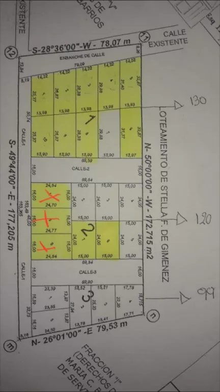 Vendo 3 terrenos en san Lorenzo zona calle peñon — foto 2