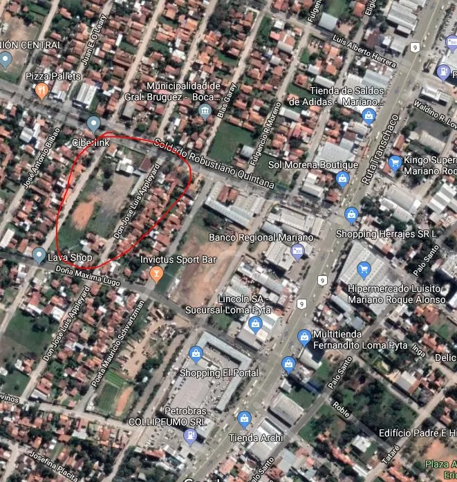 LOMA PYTÁ, INMEJORABLE UBICACIÓN: 19 LOTES DE 420M2 CU, EN VENTA, 65.000 USD. — foto 2