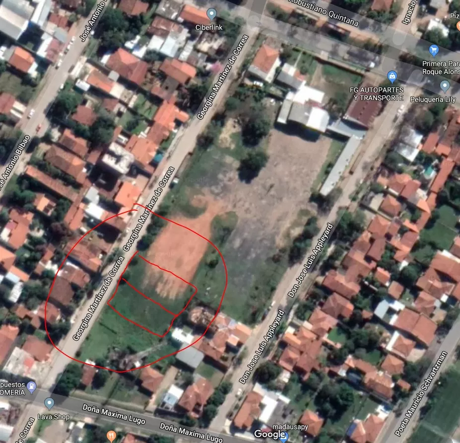 LOMA PYTÁ, INMEJORABLE UBICACIÓN: 19 LOTES DE 420M2 CU, EN VENTA, 65.000 USD. — foto 3