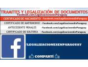 TRAMITES Y LEGALIZACION DE DOCUMENTOS - Facebook.com/LegalizacionesEnParaguay