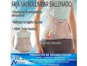 FAJA SACROLUMBAR BALLENADA