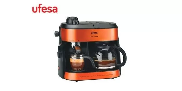 Cafetera Combinada Ufesa Duo Supreme - Acerix Hogar PEQUEÑOS  ELECTRODOMESTICOS Cafeteras