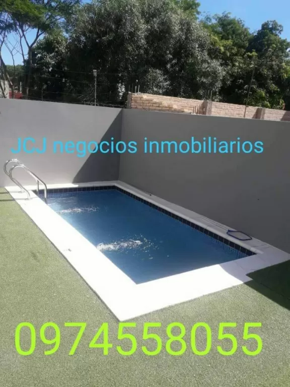 VENDO COQUETO DUPLEX CON PISCINA EN LAMBARÉ ZONA YACHT!!P INVERSIÓN YA ESTA ALQUILADO! — foto 2