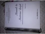 Libro Manual de MEDICINA LEGAL de José Patito