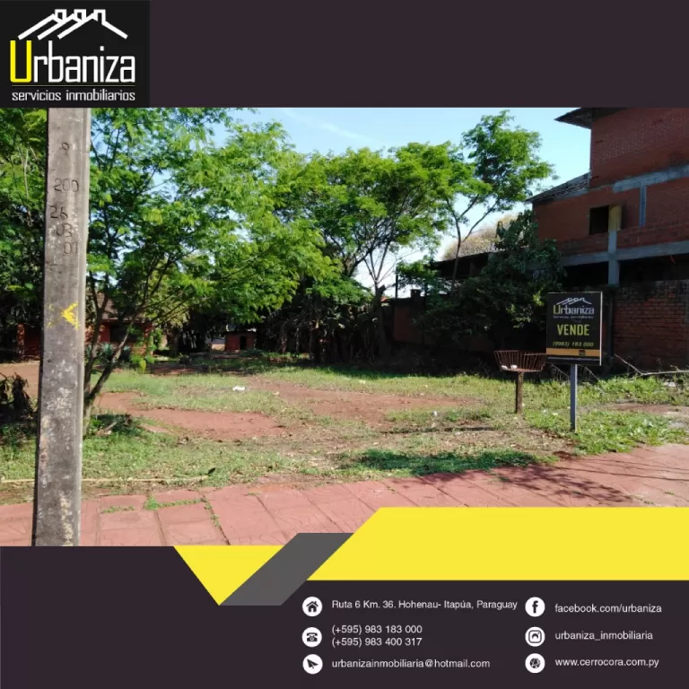 FABULOSO LOTE EN EL CENTRO DE HOHENAU - ITAPÚA — foto 2
