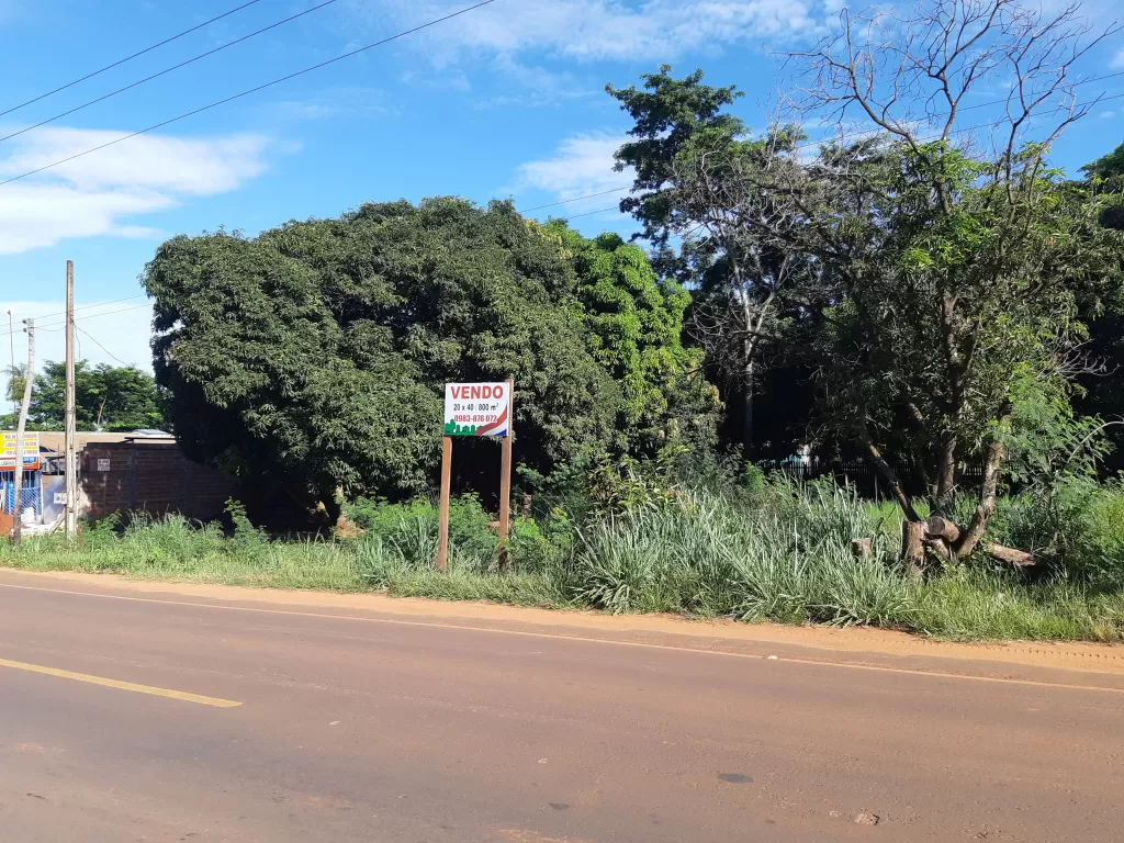 SANTA ROSA DEL AGUARAY: VENDO AMPLIO TERRENO DE 20X40 SOBRE RUTA. — foto 2