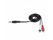 Cable Aux 3.5 a RCA Audio Rojo Blanco 3 Metros con Garantia