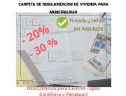 Planos de REGULARIZACION DE VIVIENDA PARA MUNICIPALIDAD.