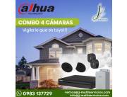 Instalación de 4 Cámaras Dahua 1 Megapixeles.